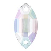 Stellux A320 Navette 18,0 x 9,0 mm-es varrható Crystal AB - Stellux Crystal AB (001AB)